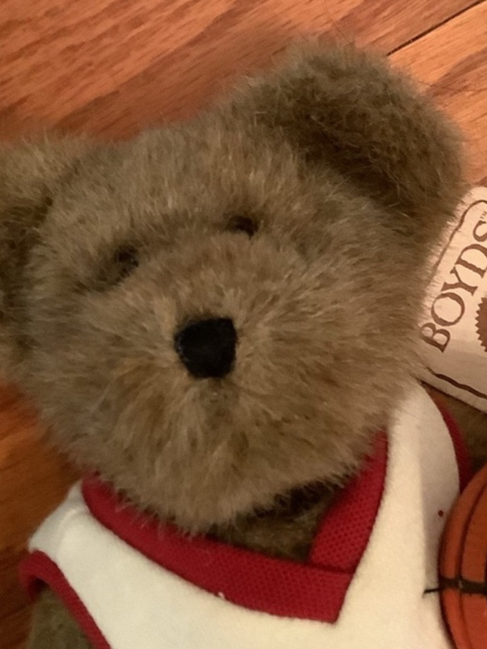 Vintage Boyds Bears Dunkin Basketball Plush Bear Jointed Collectible w/ Tags - Picture 2 of 13